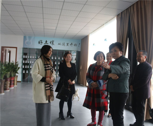 台湾孙博士一行来公司参观考察